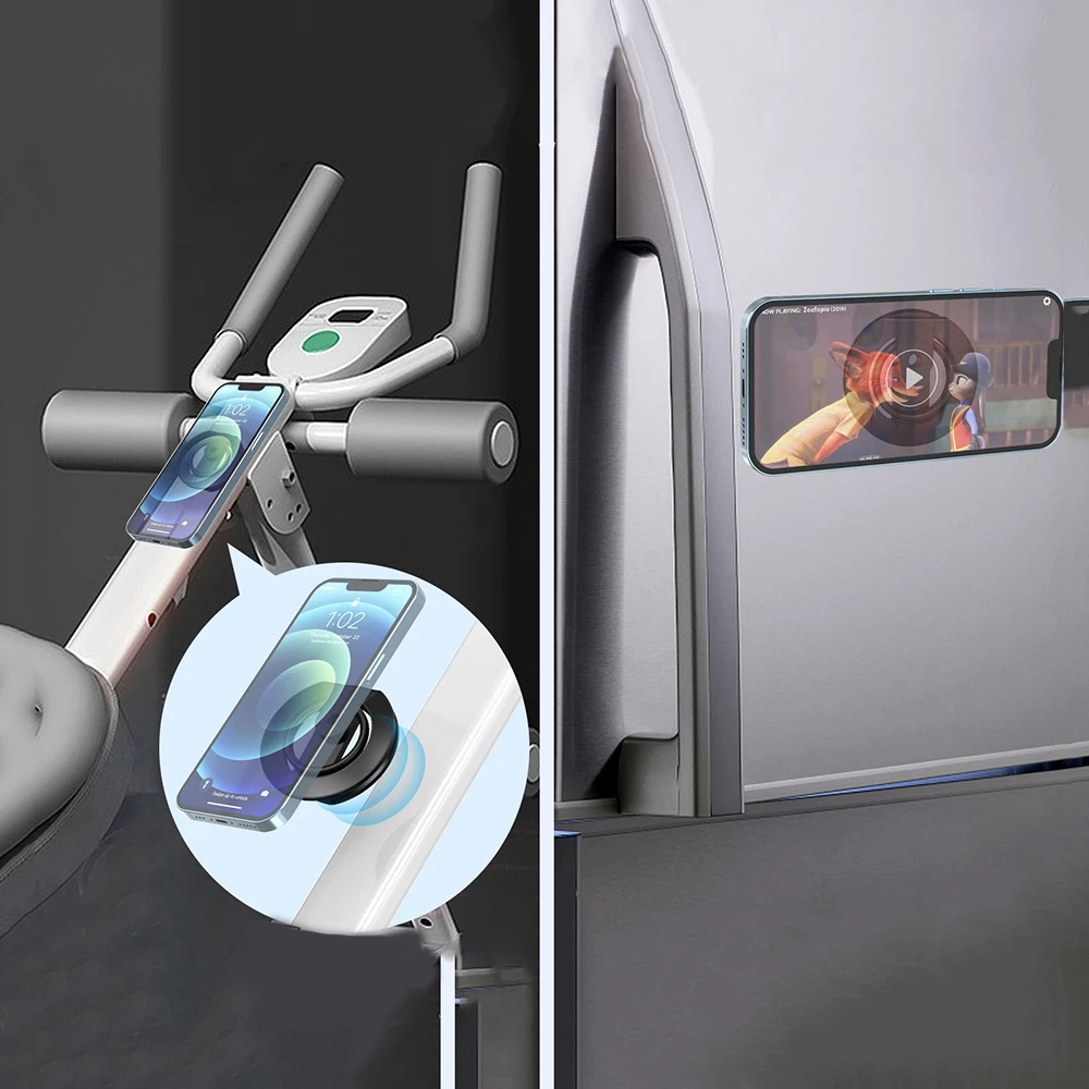 ل مشبك الإصبع المغناطيسي 4 أقسام شفط مغناطيسي مزدوج الجوانب 1 قطعة خفيف للغاية ورقيق للغاية شفط قوي دوار 360 ° #6