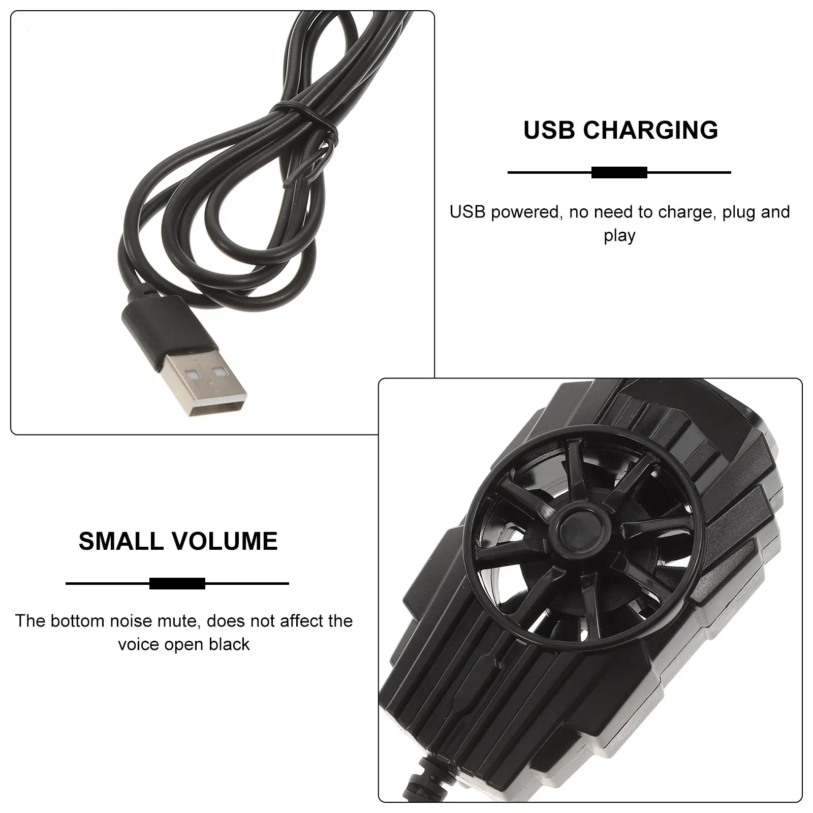 

Phone Cooler with Ultra-Silence Cooling Device for Mobile Heat Dissipation 47-75 Inch Retractable Clasp Smartphone Cooling Fan