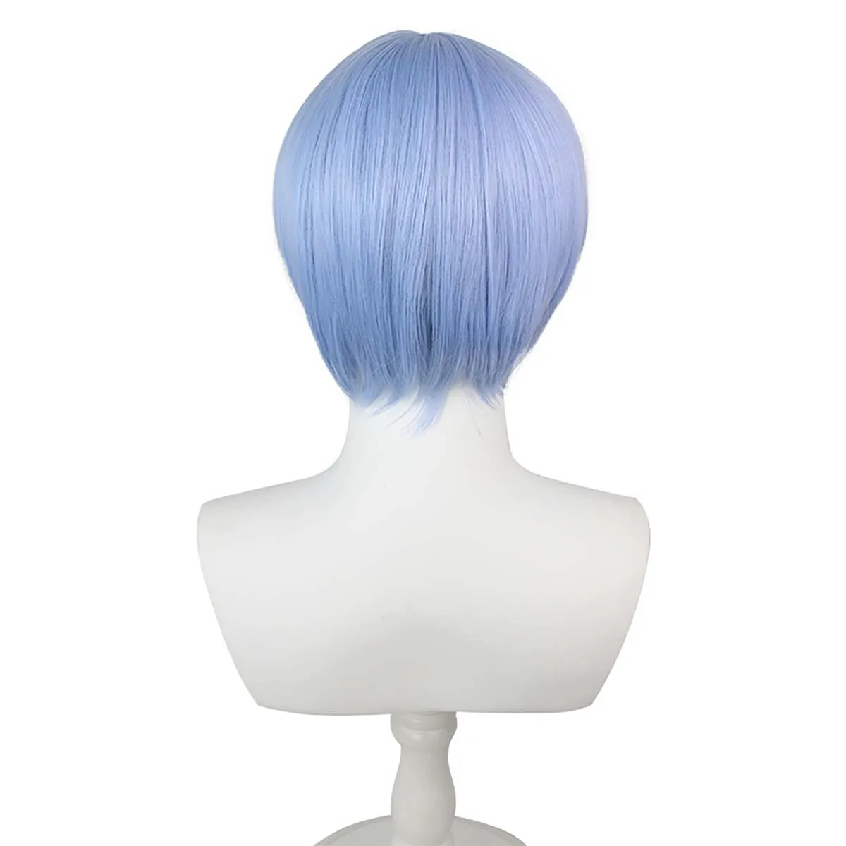 อุปกรณ์เสริมชุดฮาโลวีน อนิเมะฟรีเรนที่งานศพ คอสเพลย์ฮิมเมลสำหรับผู้ชาย วิกผมสังเคราะห์สีฟ้าใส