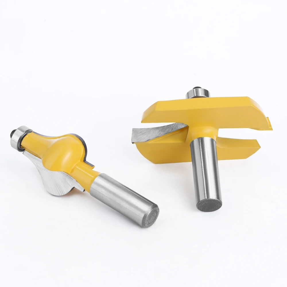 Imagem -04 - Ondulado Flauta Corrimão Router Bits Grupo Haste Braço Tenon Fresa para Madeira Cortadores para Madeira Mc03046 12 mm 12.7 mm Pcs