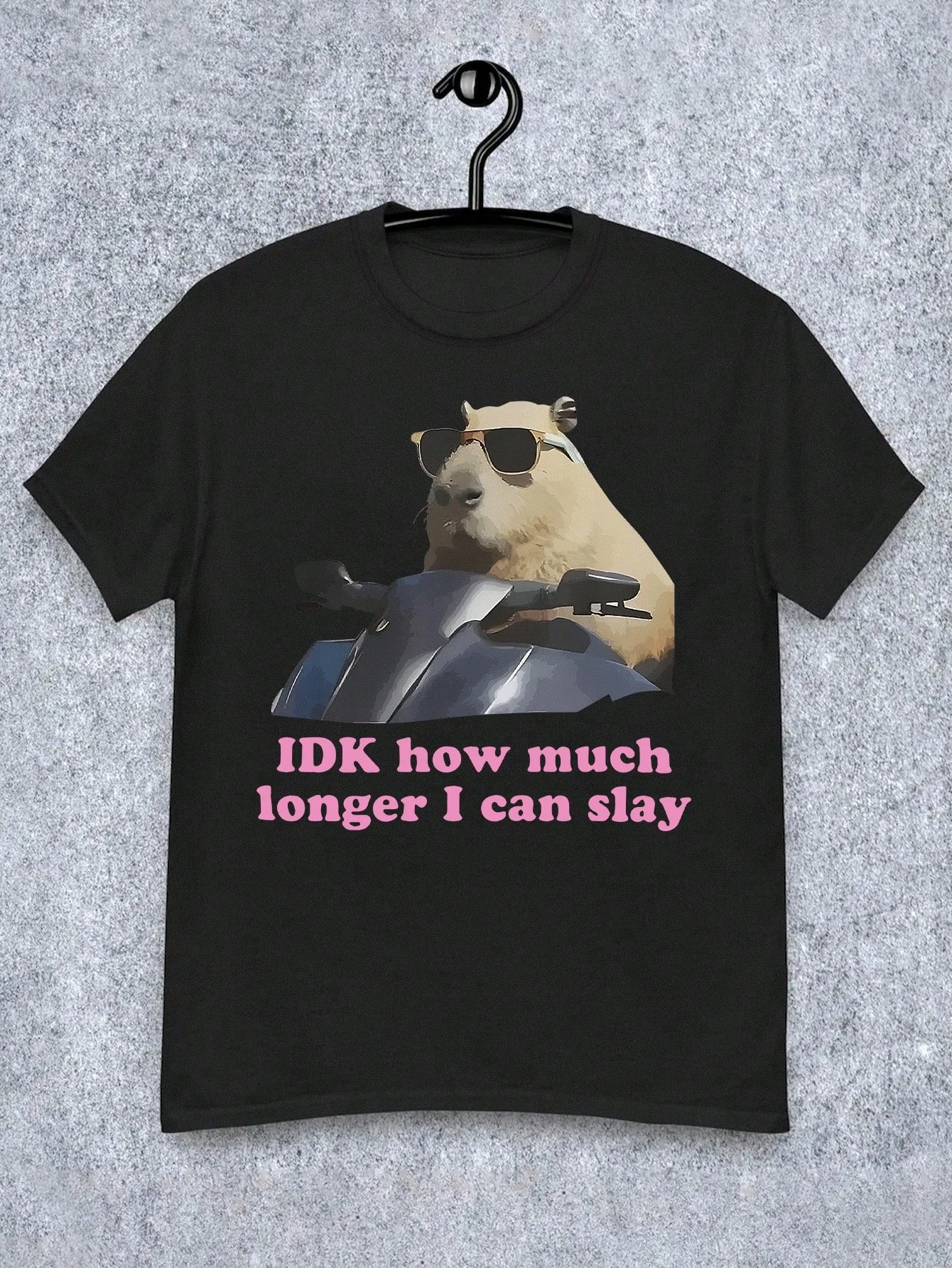 تي شيرت برسومات مضحكة على شكل قطة ميمي تي شيرت صيفي برسومات قطنية ملابس رجالية ملابس خروج كبيرة الحجم تي شيرت كبير الحجم