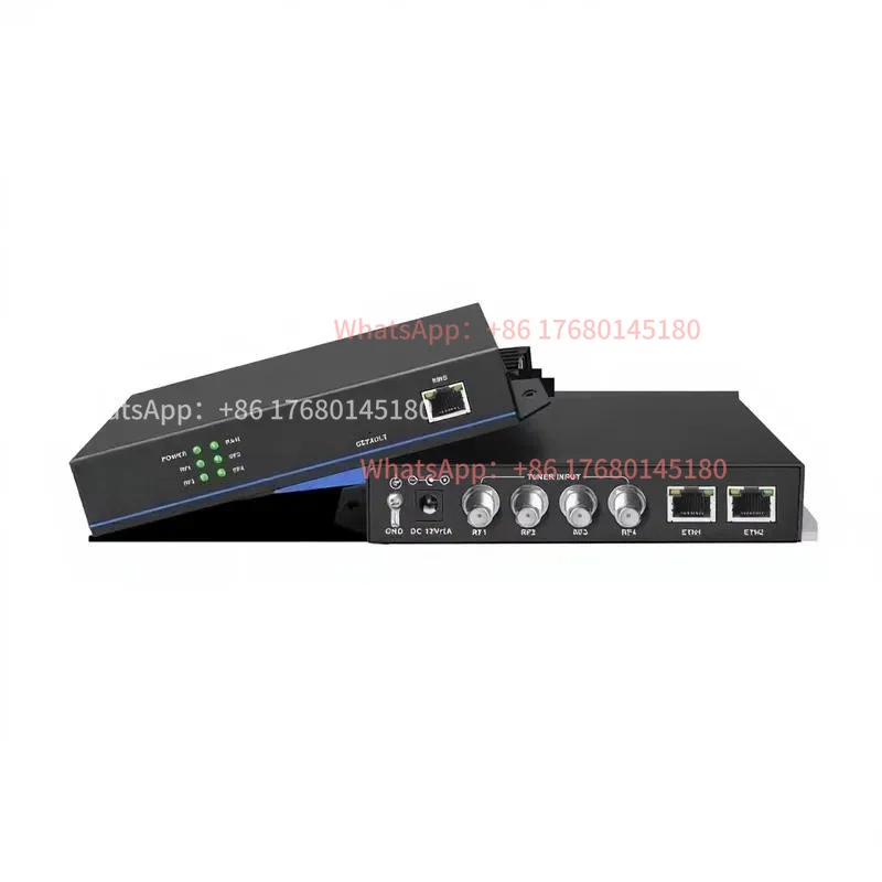 Digital Cable TV Modulator UDP Multicast Unicast To DVB‑C DVB‑T With WiFi Support