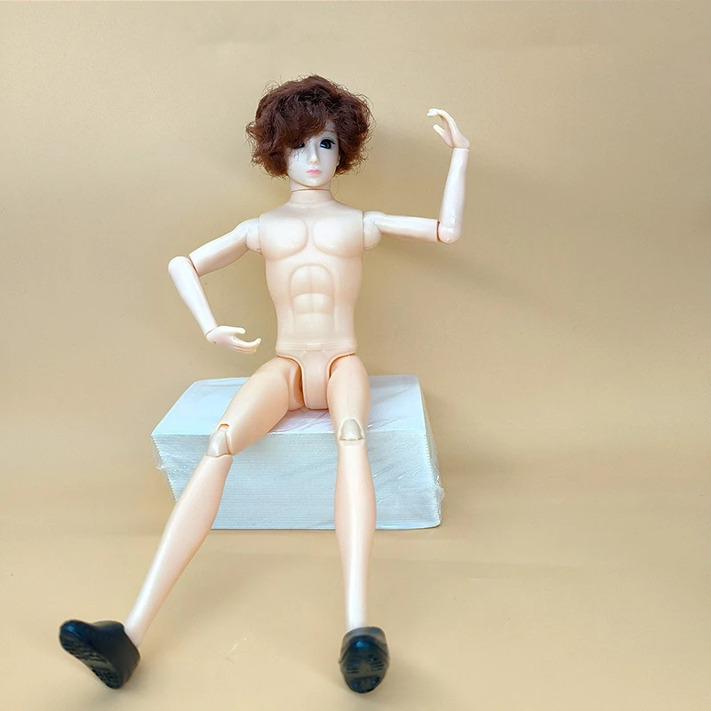 1/6 بنين دمية أرقام المفاصل المنقولة الصلبة 30 سنتيمتر نباتي فستان دمى الذكور رئيس + الجسم الاطفال DIY بها بنفسك لعبة هدايا عيد اللعب لعبة المنزل #3