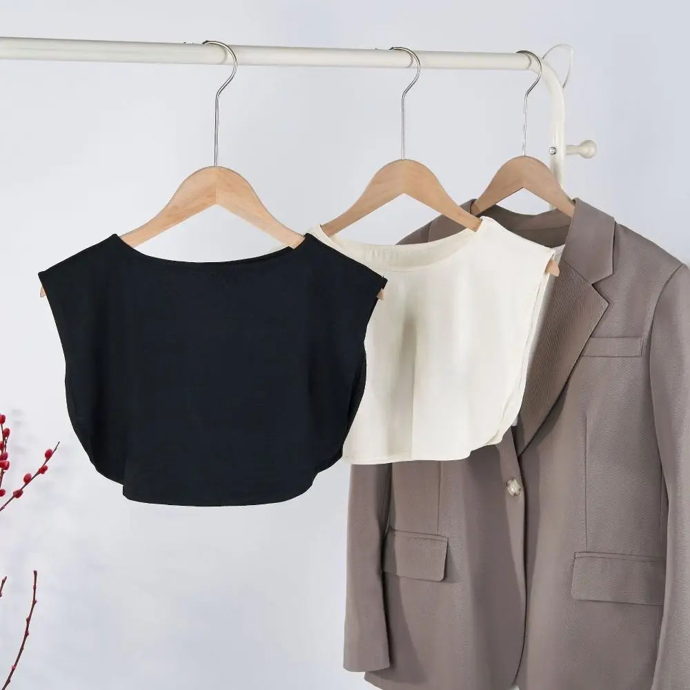 

Base Decorative Solid Color Fake Collar Brushed Turtle Neck False Collar Comfortable Decorative Collar Sweater Accessory