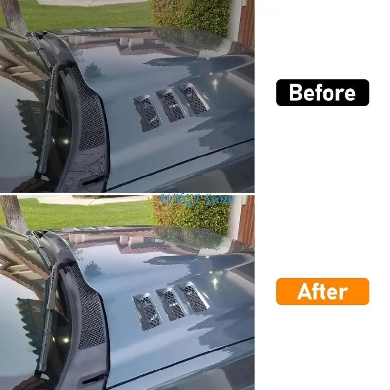 37JE واقي الزجاج الأمامي لمواقف السيارات الخارجية 1500 2500HD 3500HD مادة HDPE مضادة للخدش تصميم مقاوم للرياح 15946003 15946004