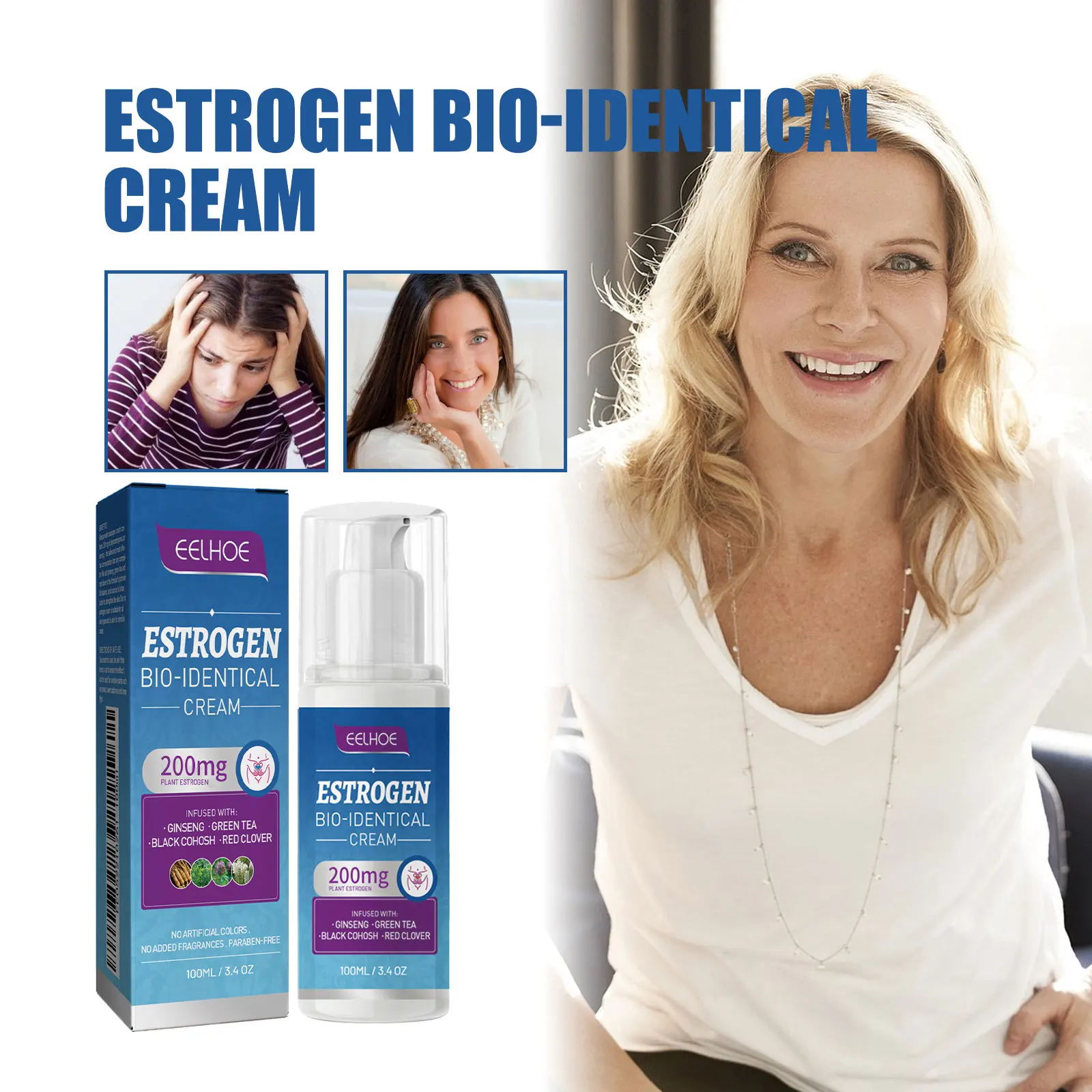 Crema corporal a base de hierbas naturales, 100ML, hidratante suave, cuidado calmante de la piel, loción corporal refrescante para uso diario, cuidado nutritivo para la piel de las mujeres
