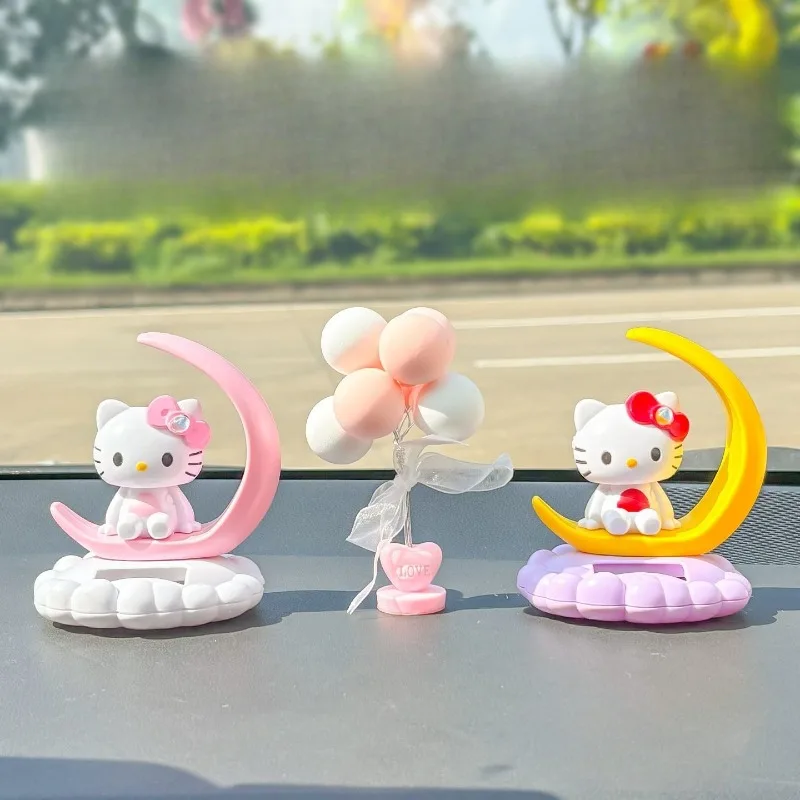 

Sanrio Hellokitty Solar Shook His Head Hello Kitty Car Ornaments Car Center Console Decorations Cute Cute Girls in The Car