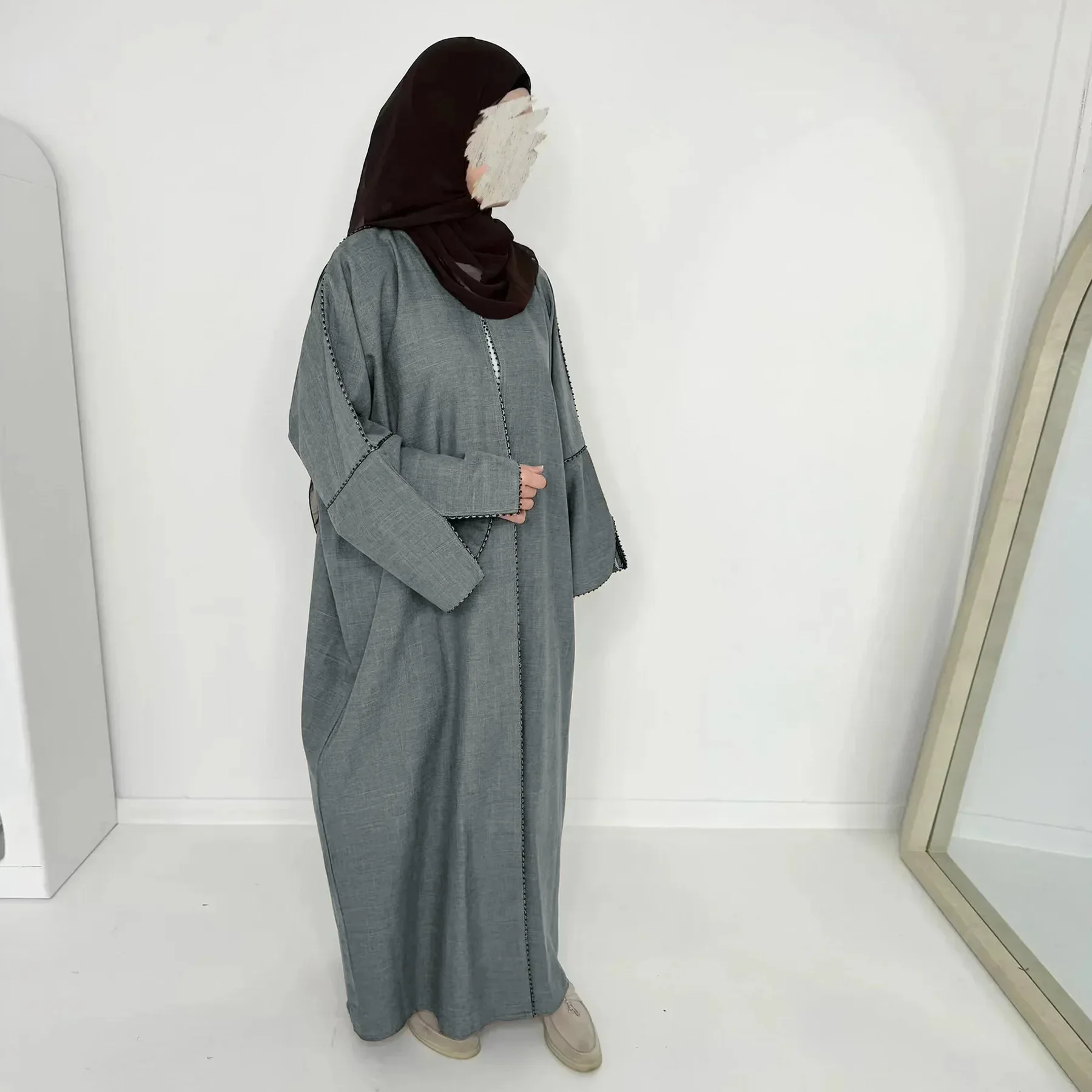 Eid-女性用アバヤ,イスラム教徒の着物,サウジアラビア,トルコのイスラム服,カフタン,ドバイ,高級品