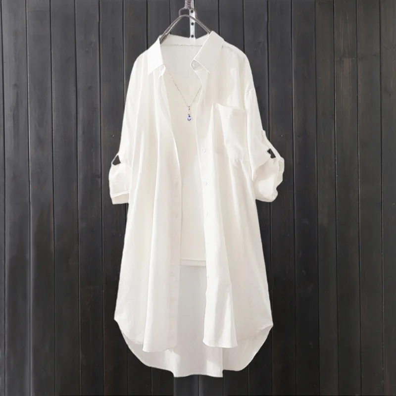 

Faionable Long Sve Pure Color irt Women's Premium Quali Spring Autumn Thin Outerwear Design Sense Unique Sle