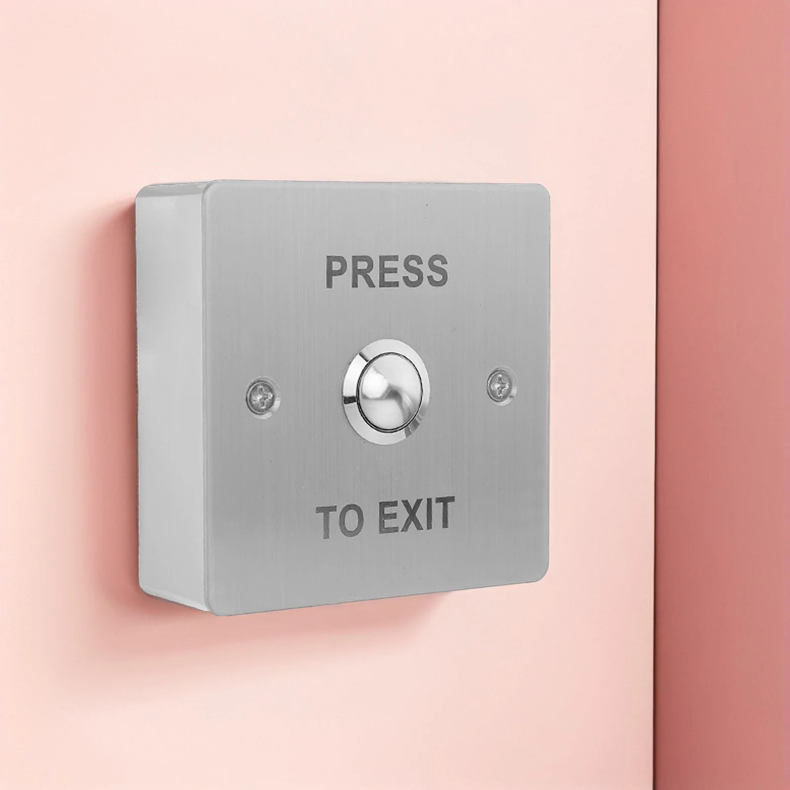 Stainless Steel Door Exit Push Button Touch Technology Access Control Exit Switch for Office Security Pressure Button