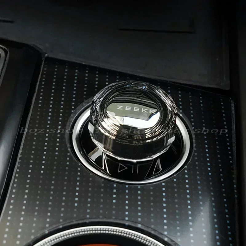 

Хрустальная ручка переключения передач с центральным управлением автомобиля, кристалл для ZEEKR 001, чернение салона шестерни, переоборудование, аксессуары для ремонта автомобиля