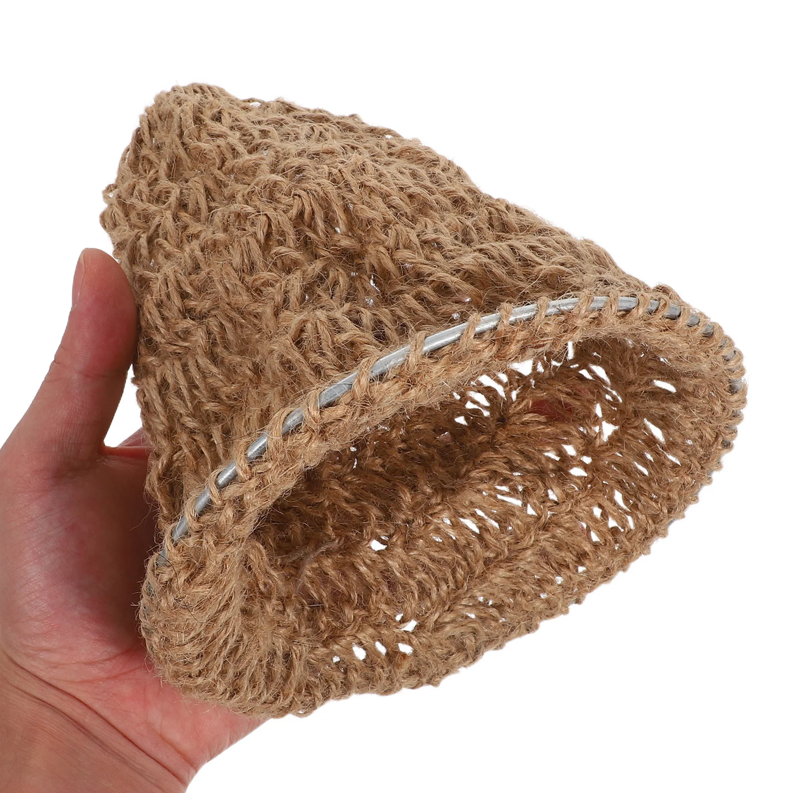 

3Pcs Handwoven Rope Lamp Shade: Bohemian Style Pendant Light Diffuser for Dining Room Bedroom Living Space - Braided Jute