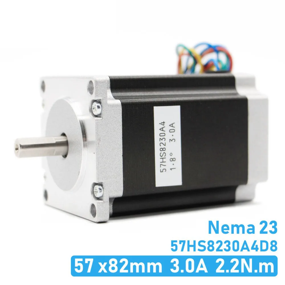 

Шаговый двигатель BOFO Nema 23 для ЧПУ, 57x82 мм, 3 А, 2.2 Н·фунта (315 унций), для фрезерных станков с ЧПУ, гравировальных и фрезеровочных машин, 3D-принтеров