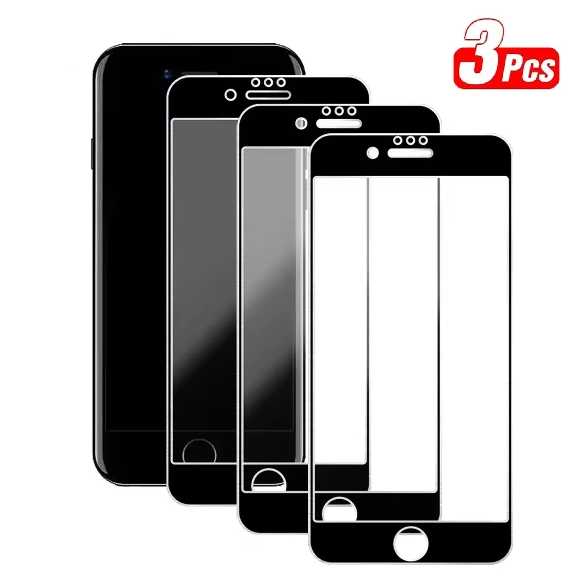 3Pcs Tempered Glass For Apple iPhone 6 6S 7 8 Plus SE 2022 Protective 2020 Screen Protector