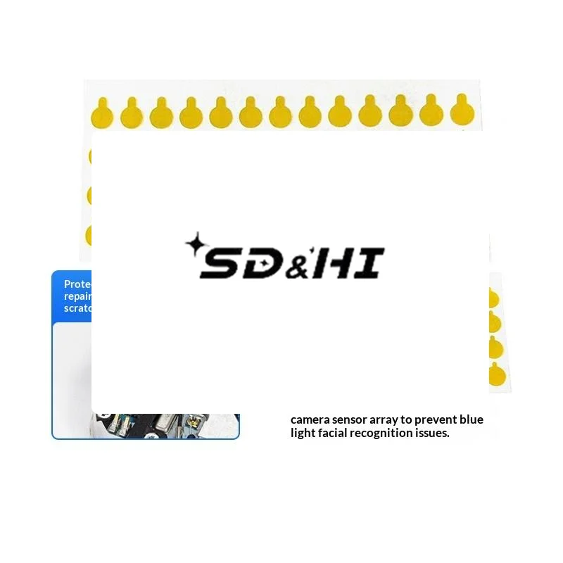 28/40/80/100 قطعة كاميرا واقية ملصق الغبار ملصقات ارتفاع درجة الحرارة الشريط للهاتف الأشعة تحت الحمراء نقطة مصفوفة حماية أداة 7/12 مللي متر