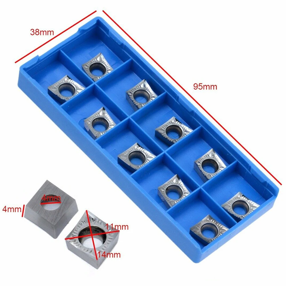 10pcs CCGT09T304-AK H01 CCGT3(2.5)1-AK Carbide Turning Insert for Aluminum CNC Inserts Cutter Metal Tool Lathe Tool