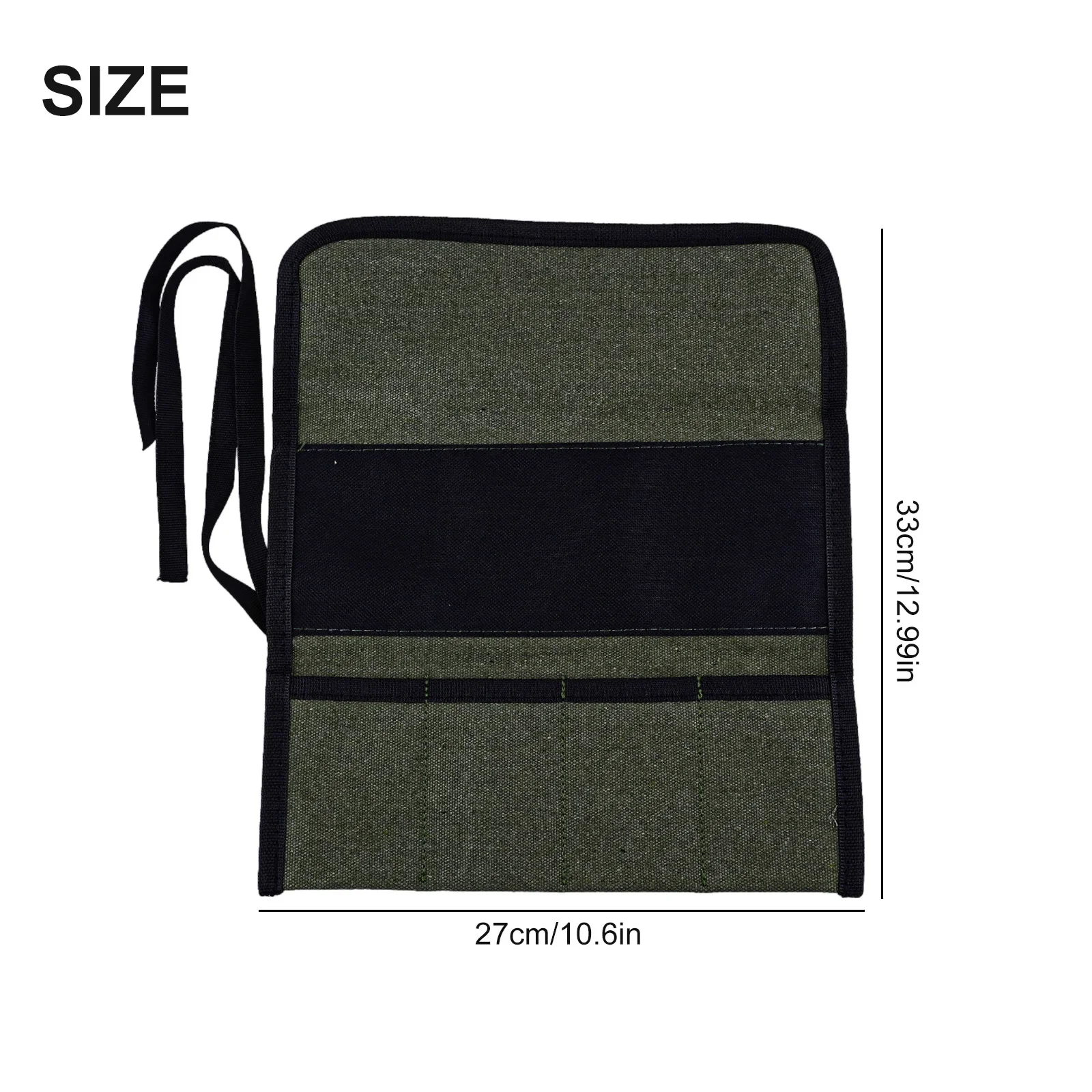 Pockets Design Hanging Tool Storage Bag Convenient Storage Random Roll Up Pouch Wrench Organizer Ample Capacity