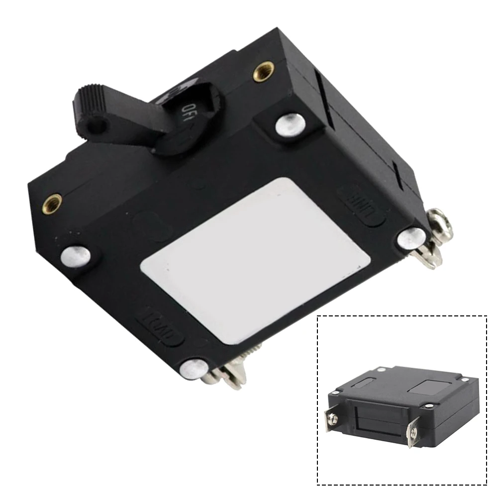 

1PC Hydraulic Circuit Breaker Toggle Reset Mechanism Bakelite Construction 15A/20A/25A/30A/40A Rating Hydraulic Circuit Breaker