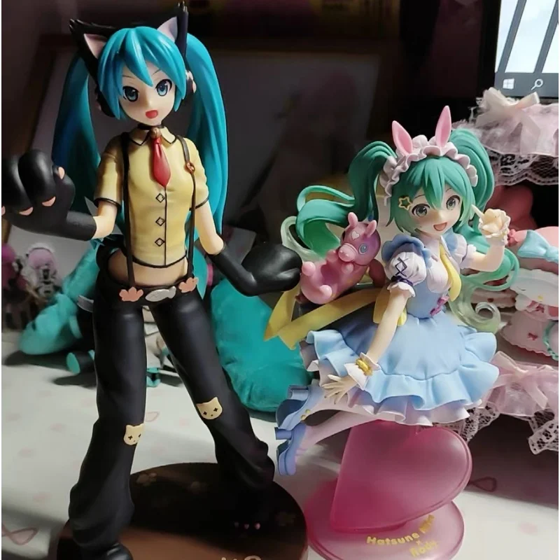 在庫あり-セガ-初音ミク-ニャンコ猫-spm-フィギュア-プロジェクトディバ-アーケード-アニメ-フィギュア-アクションモデル-コレクターズトイ-ギフト-ホームグッズ