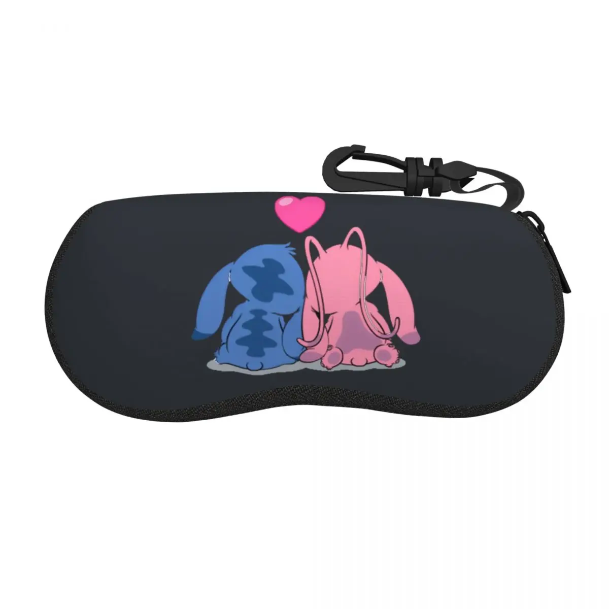 Stitch And Angel Glasses Case Male Female Sunglasses Case Vintage Original Eyewear Accessory Daily Glasses Box