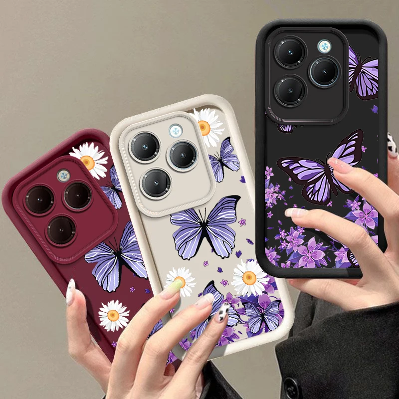 H ot 40 Butterfly New Sky Eye Phone Case For Infinix Hot 40 30 30Play 11Play 12 20Play 12i 20S 30i ITEL S23 A18S A70 P55 Cover