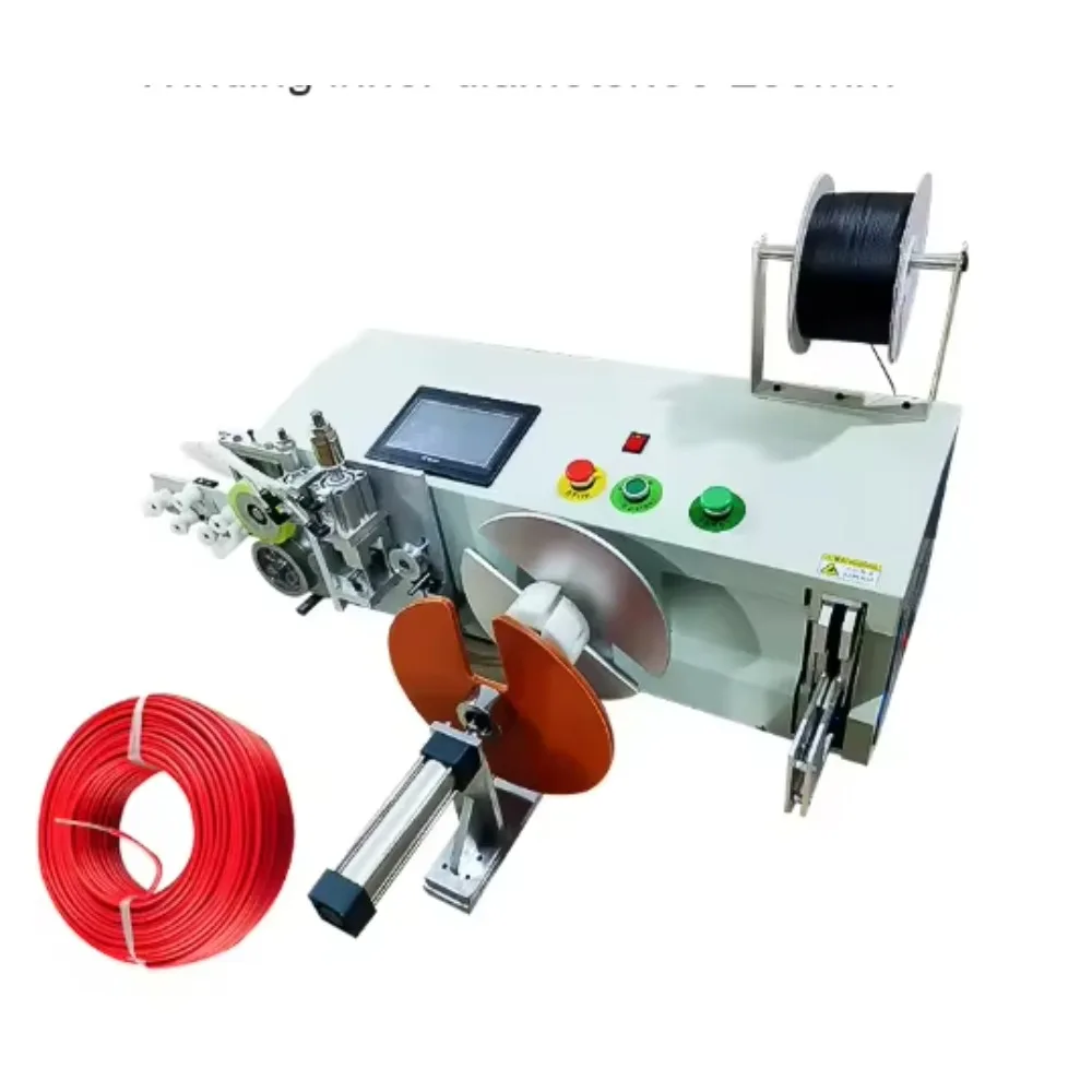 

3Q Wire Cable Measuring and Cutting Machine Small Wire Spool Rewinding and Tying Bundling