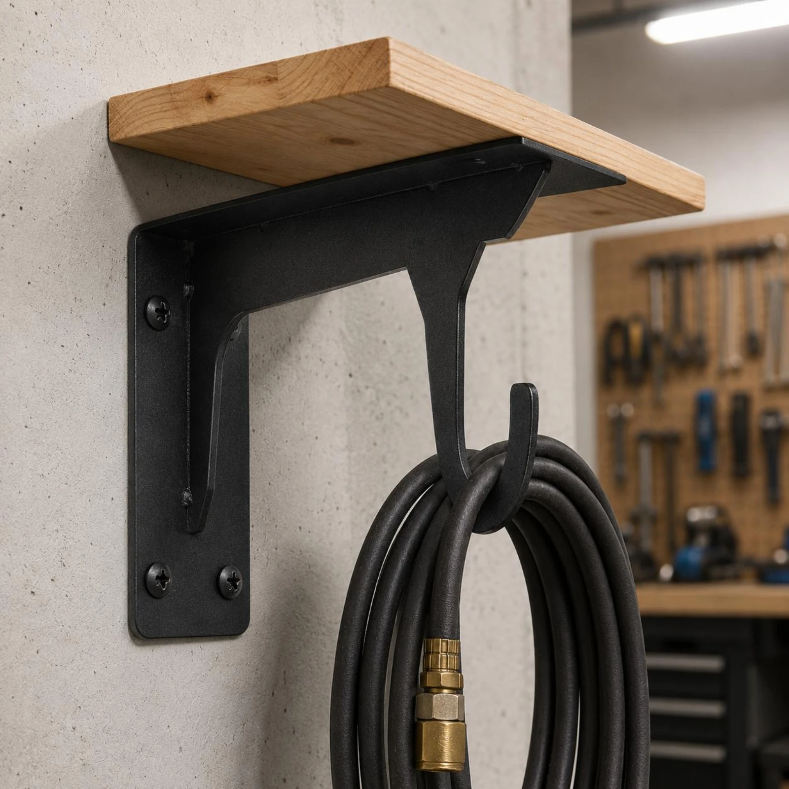 Metal Shelf Bracket Heavy-Duty Hook Bracket