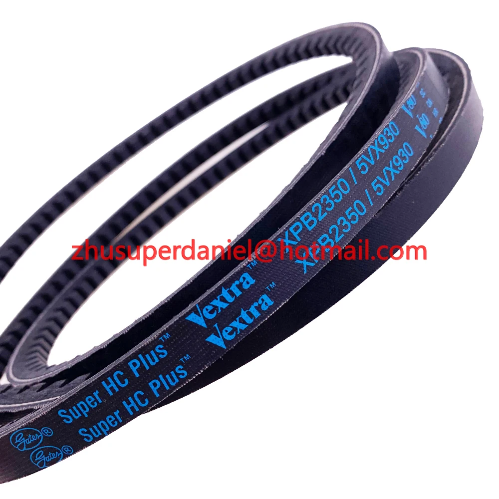 10pcs/lot XPB2280=5VX900/ XPB2350=5VX930/ XPZ975/ XPZ1270=3VX500 screw air compressor driving belt leather belt V ribbed belt