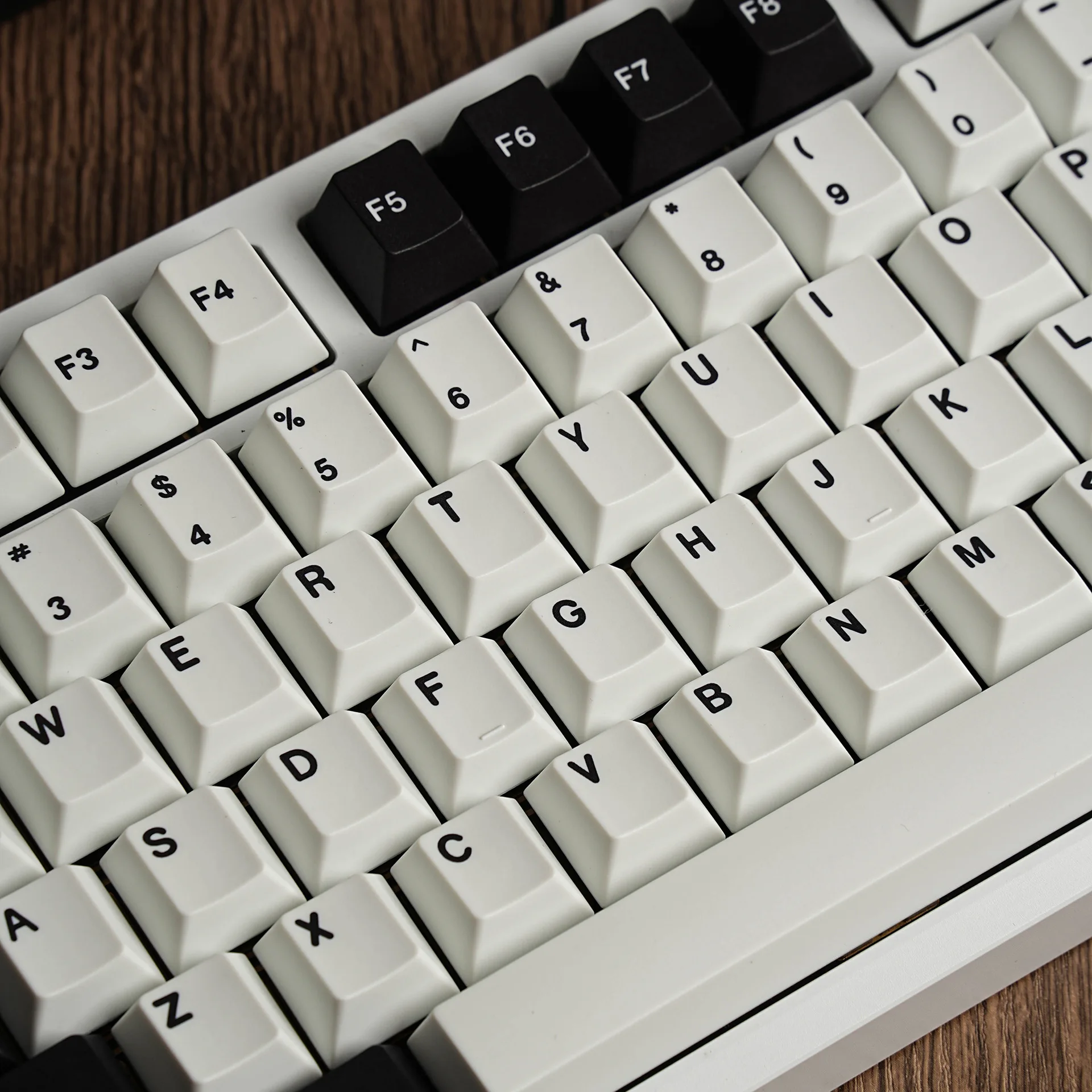 Original Deep Well PBT Five-Sided Sublimation Keycap Cangjie Arabic Korean German French Spanish Russian