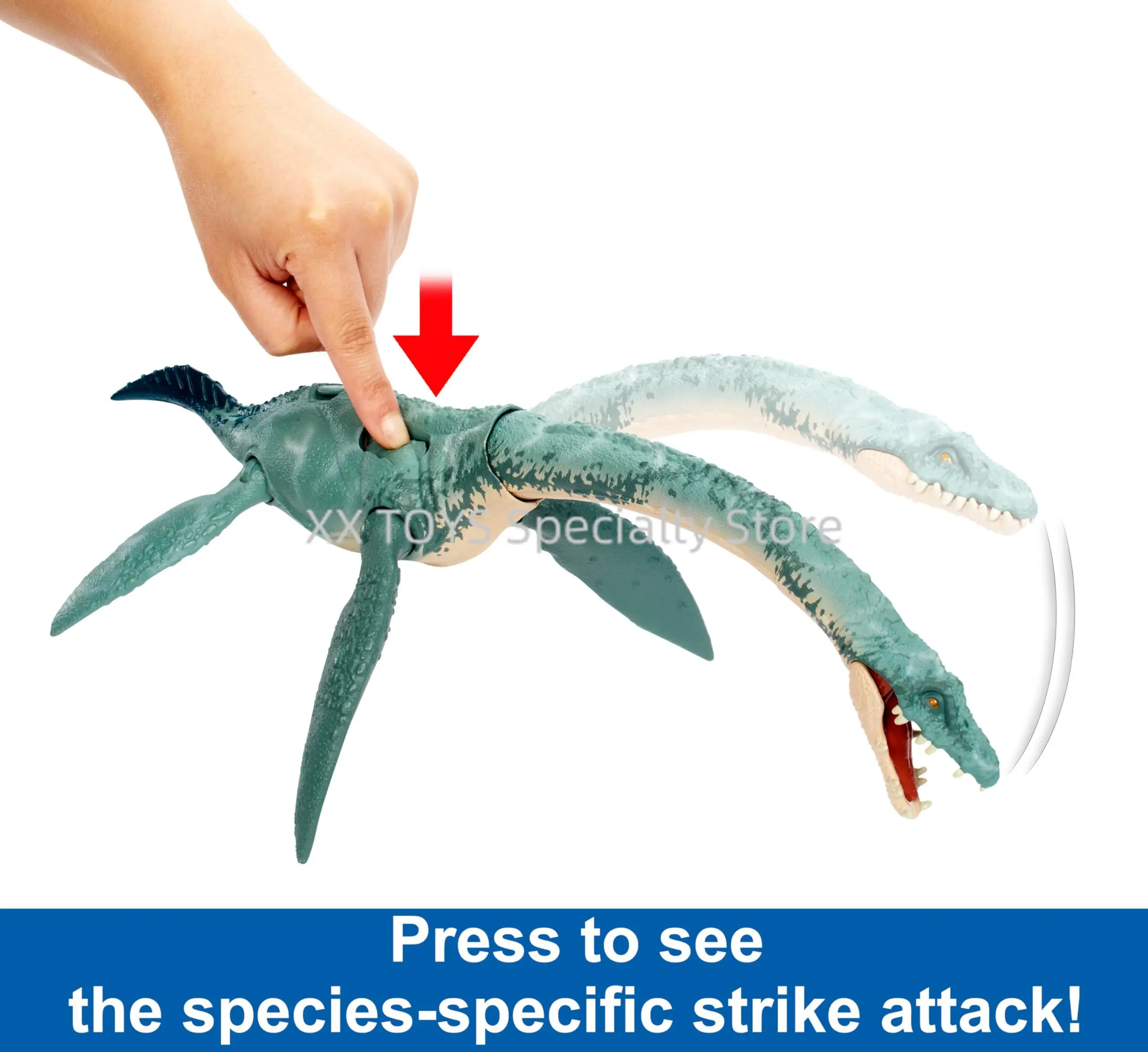 Jurassic World Dominion rastreadores gigantesis Stegosaurus Elasmosaurus dinosaurio modelo juguetes con movimiento de ataque y equipo de seguimiento