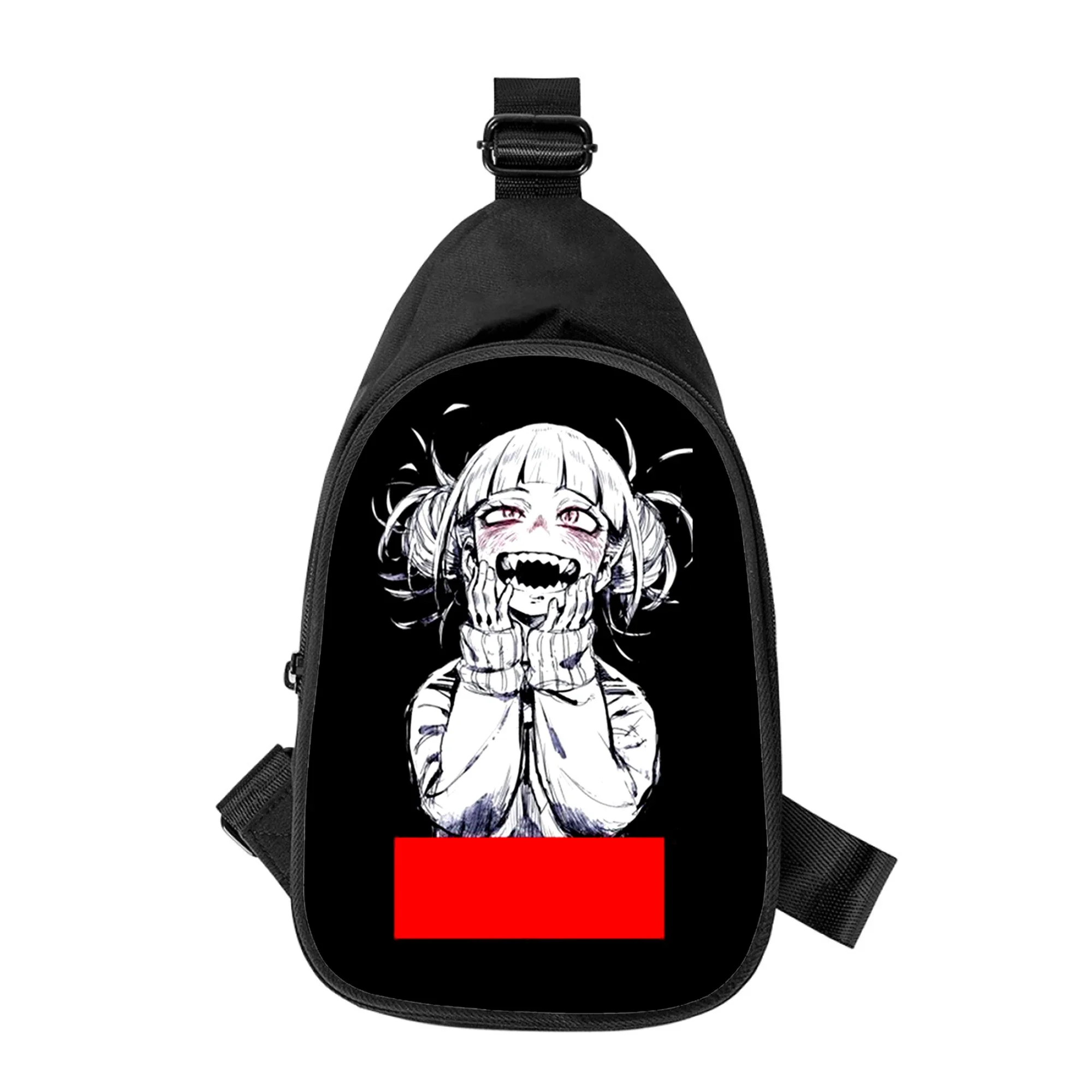 Anime My Hero Academia HIMIKO Toga Borsa da petto incrociata da uomo Diagonalmente Borsa a tracolla da donna Marito Scuola Marsupio Marsupio da uomo