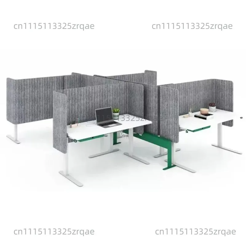 Office desktop partition baffle lifting table fence droplet baffle