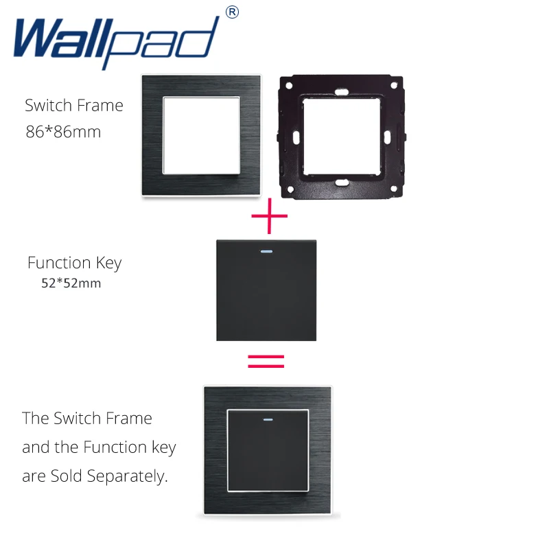 Cat7 Double DATA 2 RJ45 Ports CAT 7 Internet Computer Wiring Outlet Function Key Module only 52*52mm for Wallpad S6 Frame