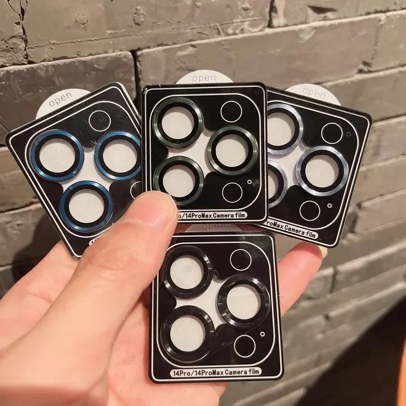 2-3Pcs Camera Lens Protector Glass For IPhone 15 16 17 Pro Max Full Cove Lens Ring Protection Film For IPhone 15 PRO