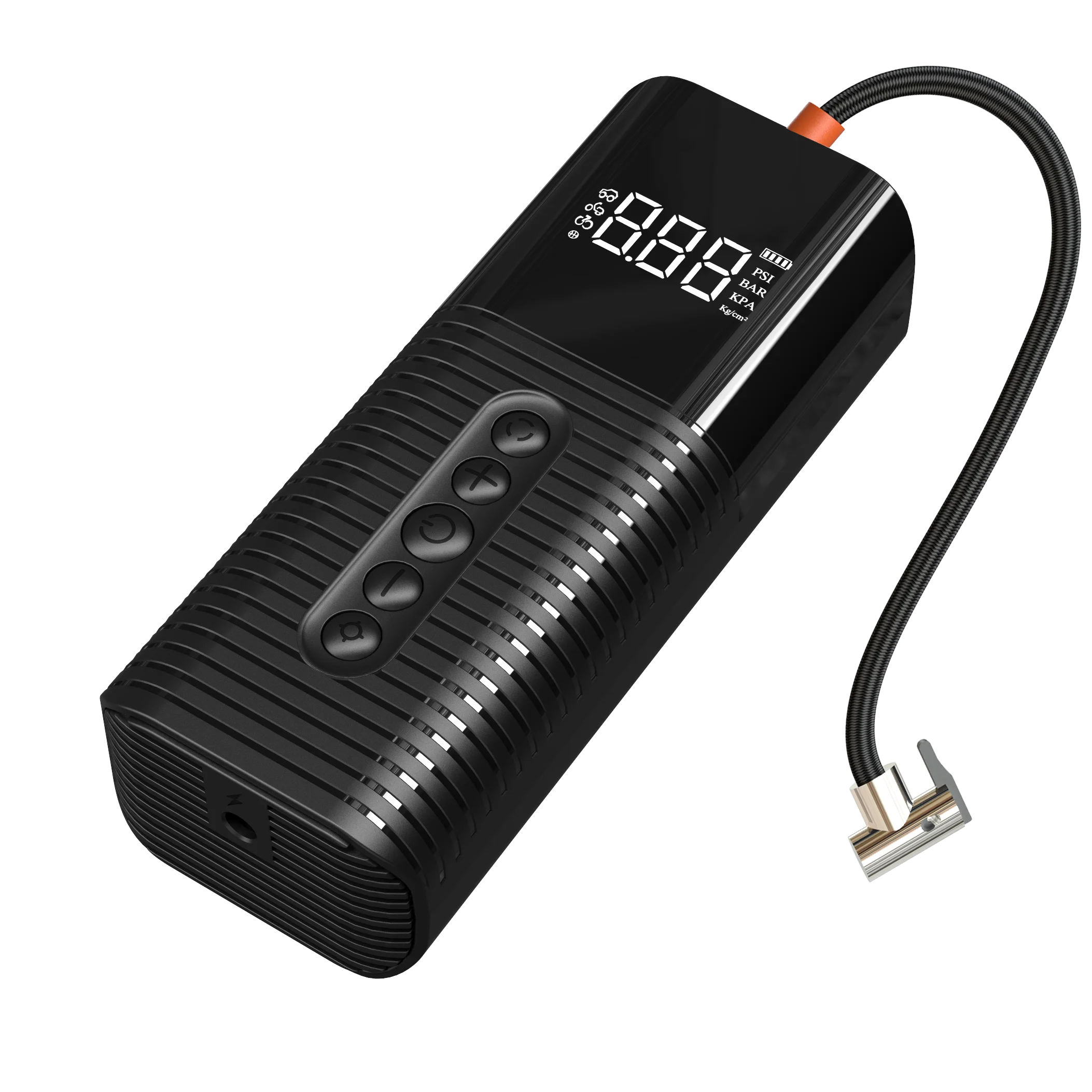 قوة قوية الرقمية تظهر مضخة الهواء إطار السيارة نفخ الهواء منفاخ الإطارات الرقمي مع مقياس الضغط
