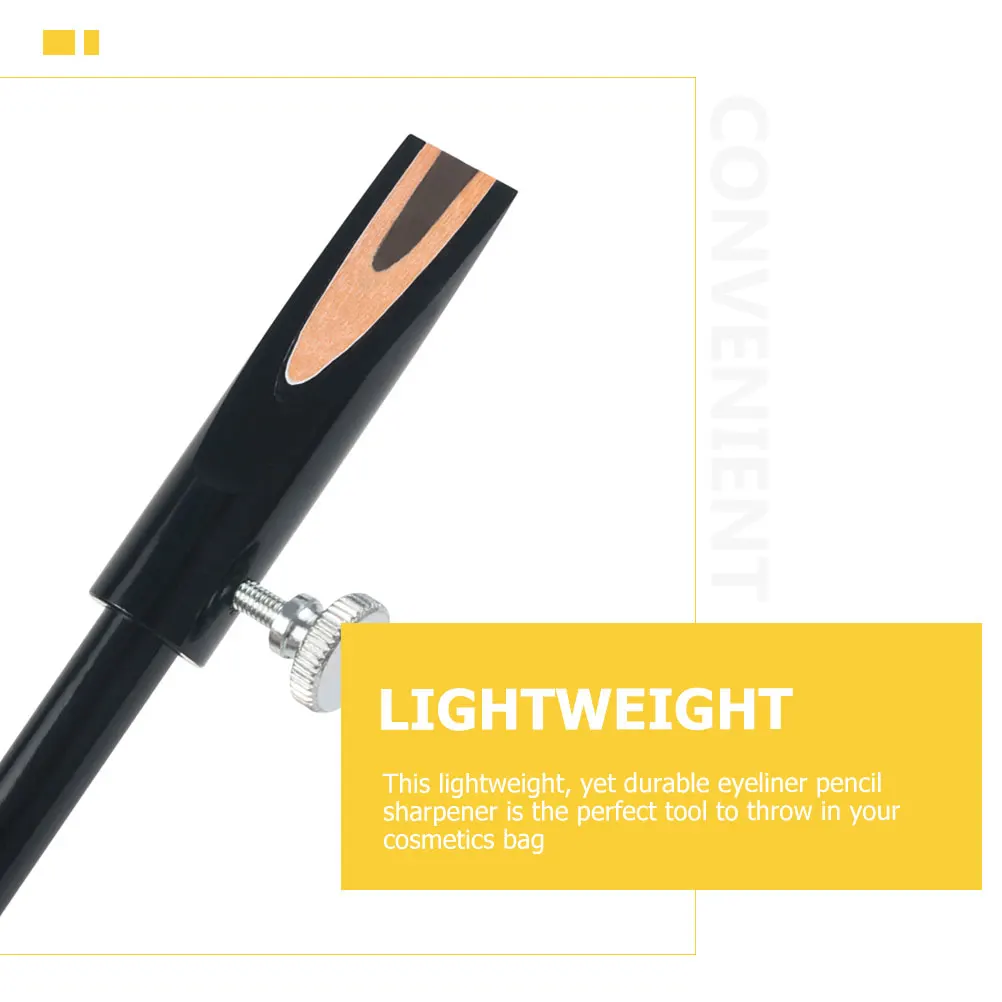 

Single Hole Pencil Sharpener Aluminium Alloy Makeup Pencil Eyebrow Eyeliner Sharpening Tool Lightweight Reliable