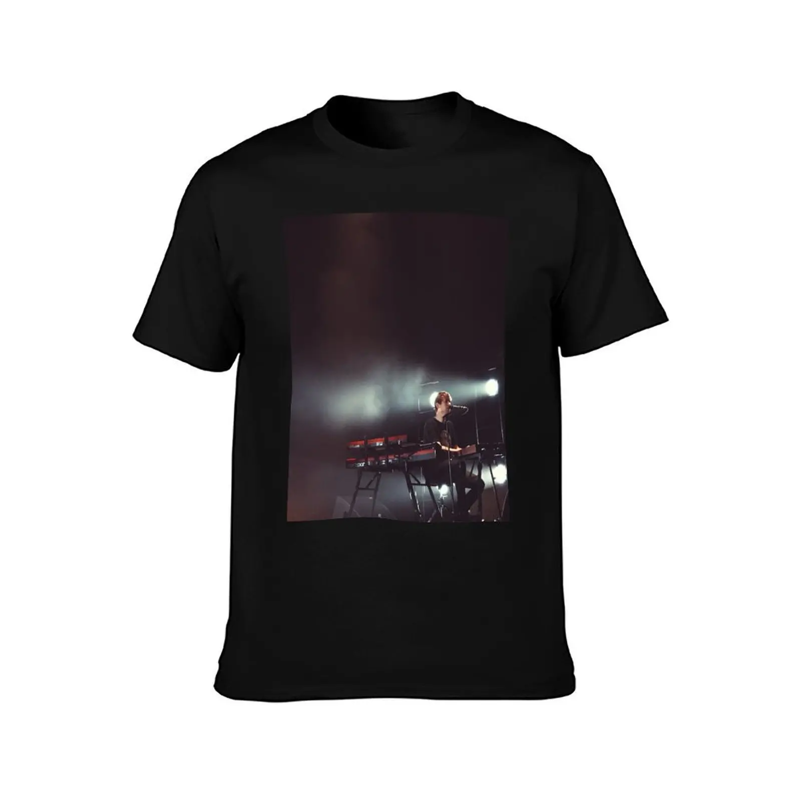 james blake T-Shirt, Summer Casual Cotton Tee, Oversized Streetwear Tops, Vintage Graphic Print, Loose Fit Short Sleeve