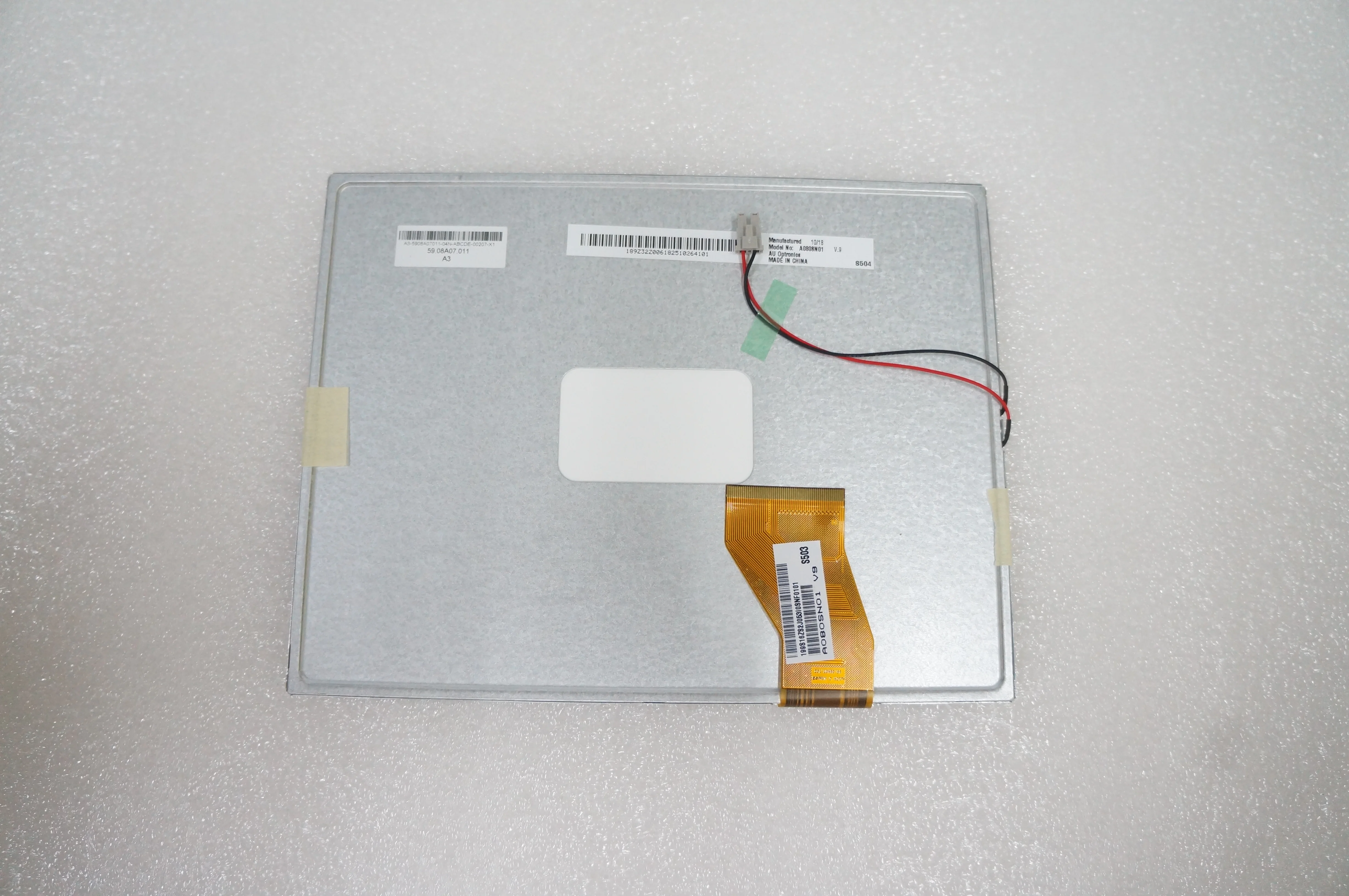 Revisão e Recomendação do Painel de Tela TFT LCD de 8 Polegadas 59.08A07.011 A0808N01 V.9 A080SN01 V9