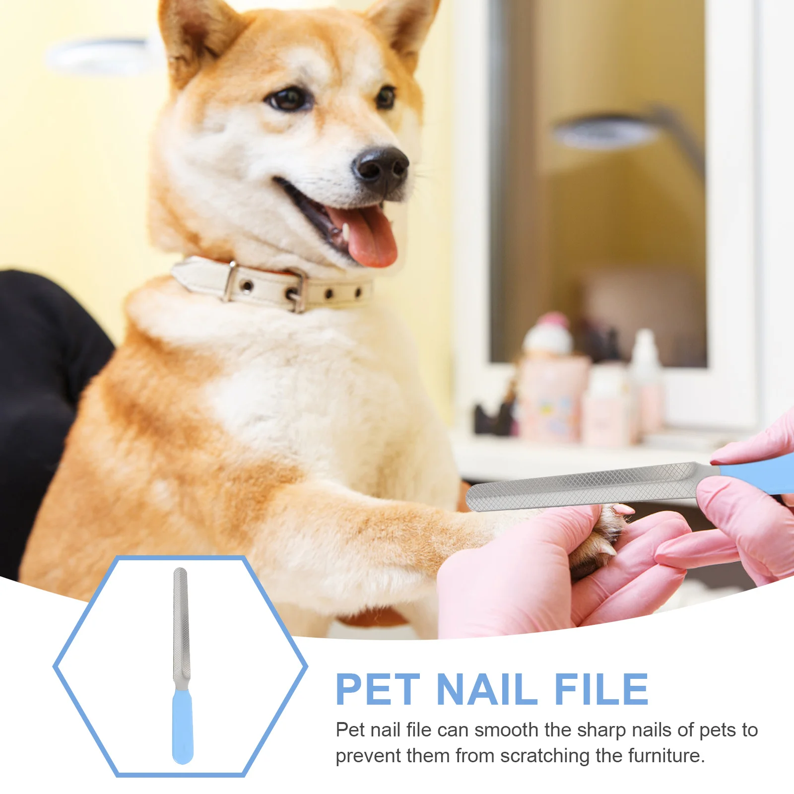 

1Set Durable Pet Grooming Hammock Stainless Steel Breathable Easy Install Household Pet Accessory Professional Grooming Comb