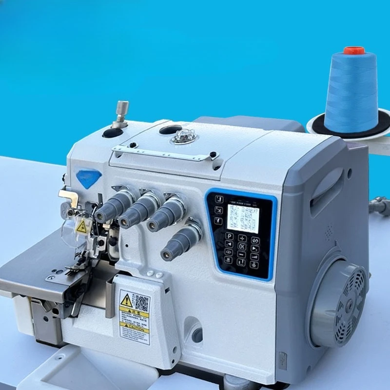 Fully automatic four-wire edge copying machine step-by-step automatic line cutting and lifting presser foot three-wire