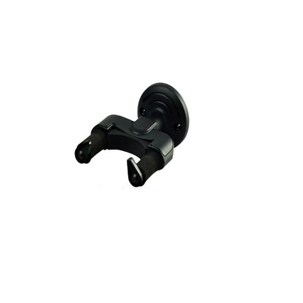 

Guitar Wall Mount Holder Durable Plastic Black Thick Arms Fit Acoustic Electric Guitar Mandolin Ukulele Headstock Shape Easy