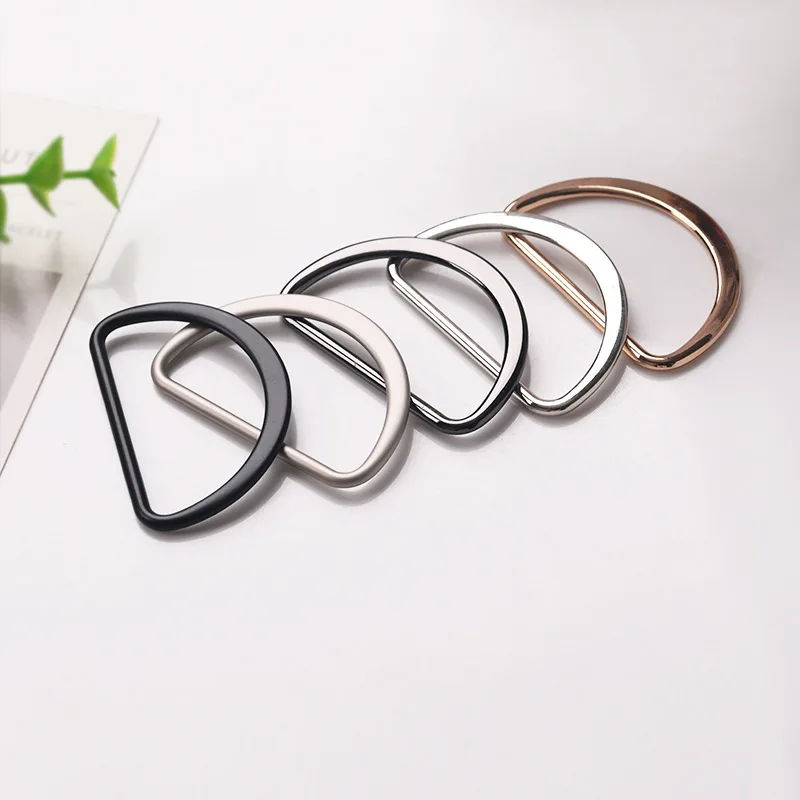 35mm 40mm Gold D-Ring Metallschnallen Dekorative Ringe für Taschen, Schuhe, Gürtel, Kleidung, DIY-Bastelzubehör Großhandel – Detail 3