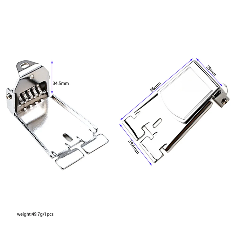 

Silver Metal Banjo Tailpiece 5-String Replacement Part Corrosion-Resistant Strong Build Professional Grade Instrument Upgrade
