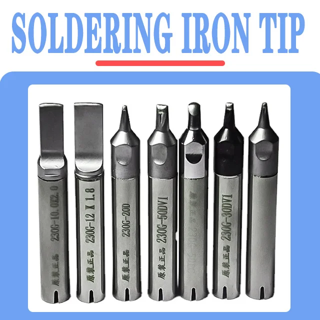 Replaceable 230W High Power 230G Lead-Free Soldering Iron Tip For Soldering Station And Soldering Machine