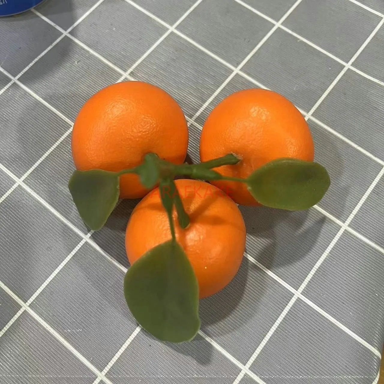 1PCS Imitation of real and fake oranges with branches and leaves, orange model, fruit shop window decoration