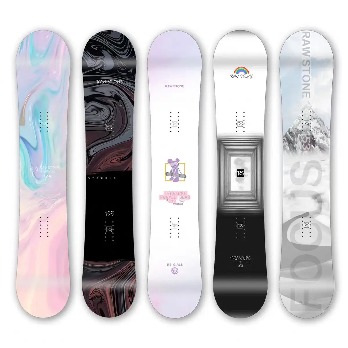 Custom Printed Adult Deep Concave Snowboard for Winter Custom Graphic Adult Board