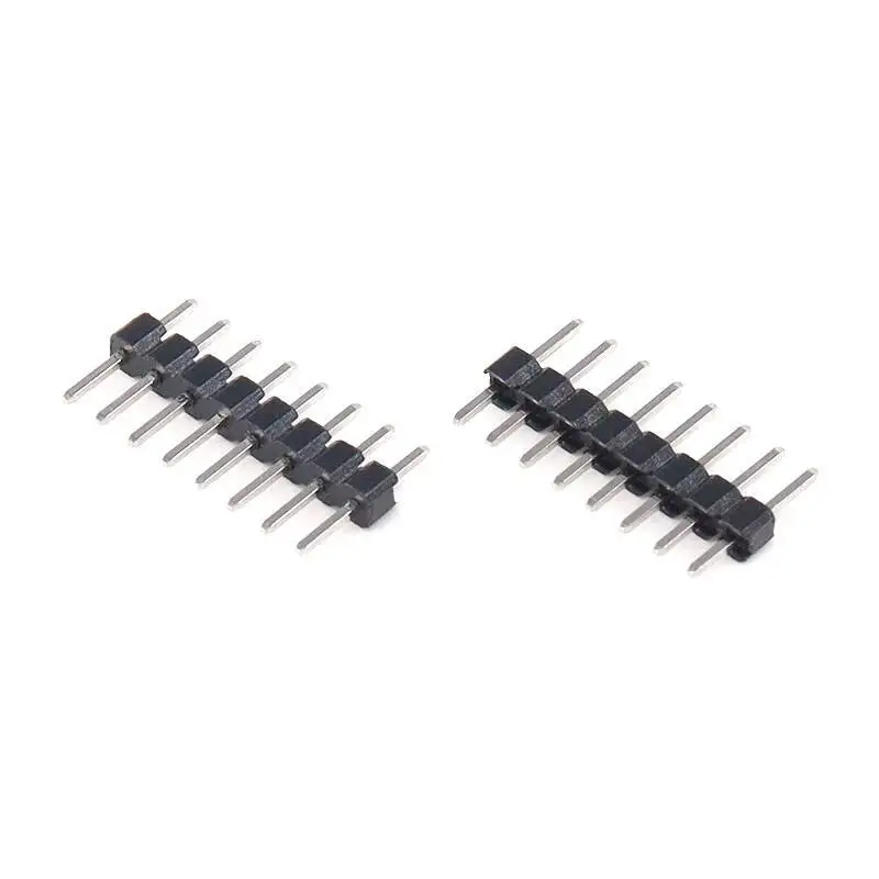 20 Stück 2,0 mm Einreihiger Gerader Stiftleisten-Stecker 1*2P 3P 4P 5P 6P 7P 8P 10P 20P 40P Kupfer – Detail 9