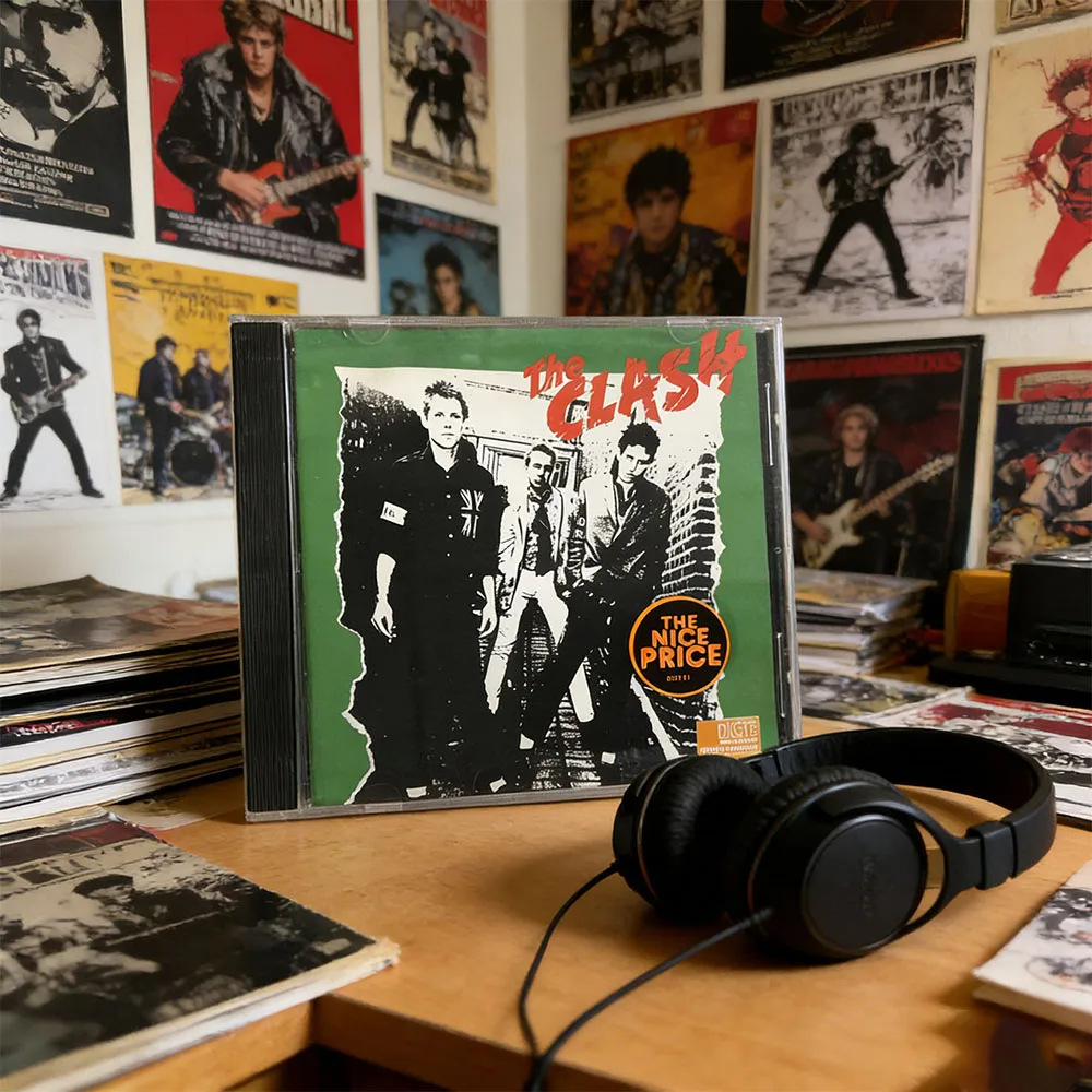 

CD The Punk Rock Band The Clash's First Self-titled Studio Album, Also A Milestone in The History of Punk Rock.British Legend