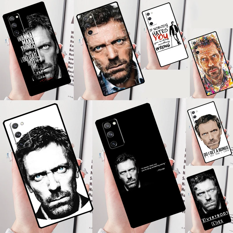 Dr House Hugh Laurie Pills Phone Case For Samsung Galaxy S25 Ultra S9 S10 S20 S21 S22 Plus S23 Ultra S24 FE Back Cover