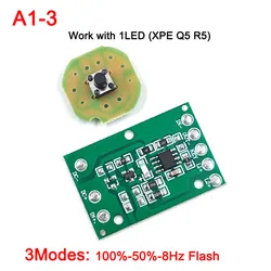 T6 Q5 General High-power LED Headlamp DIY Circuit Board Fishing Lamp Drive Plate / Switch Portable Lighting Accessories